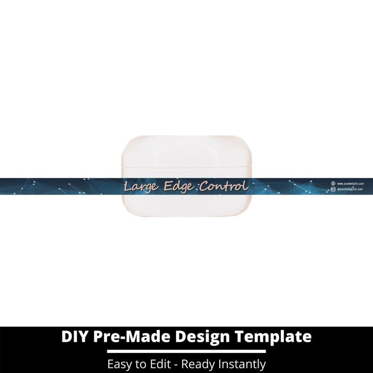 Large Edge Control Side Label Template 82