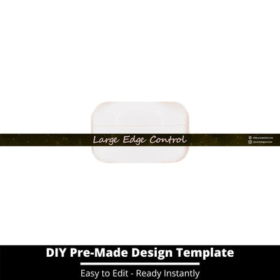 Large Edge Control Side Label Template 83