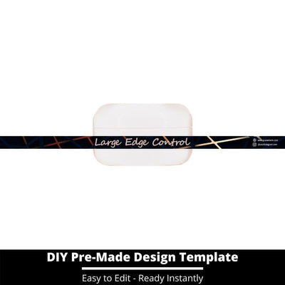 Large Edge Control Side Label Template 84