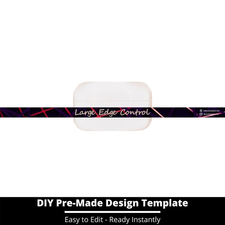 Large Edge Control Side Label Template 85