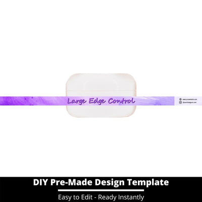 Large Edge Control Side Label Template 87