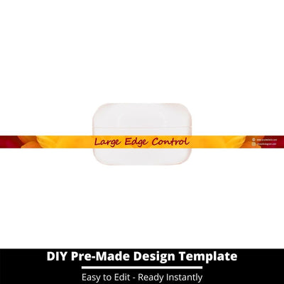 Large Edge Control Side Label Template 88