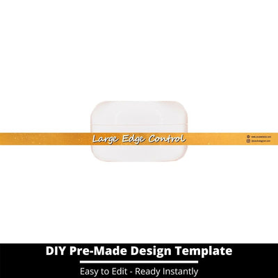 Large Edge Control Side Label Template 90