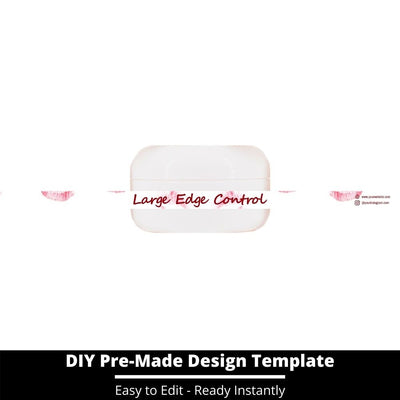 Large Edge Control Side Label Template 92