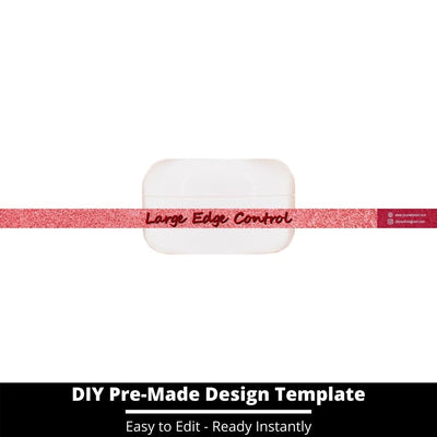 Large Edge Control Side Label Template 93