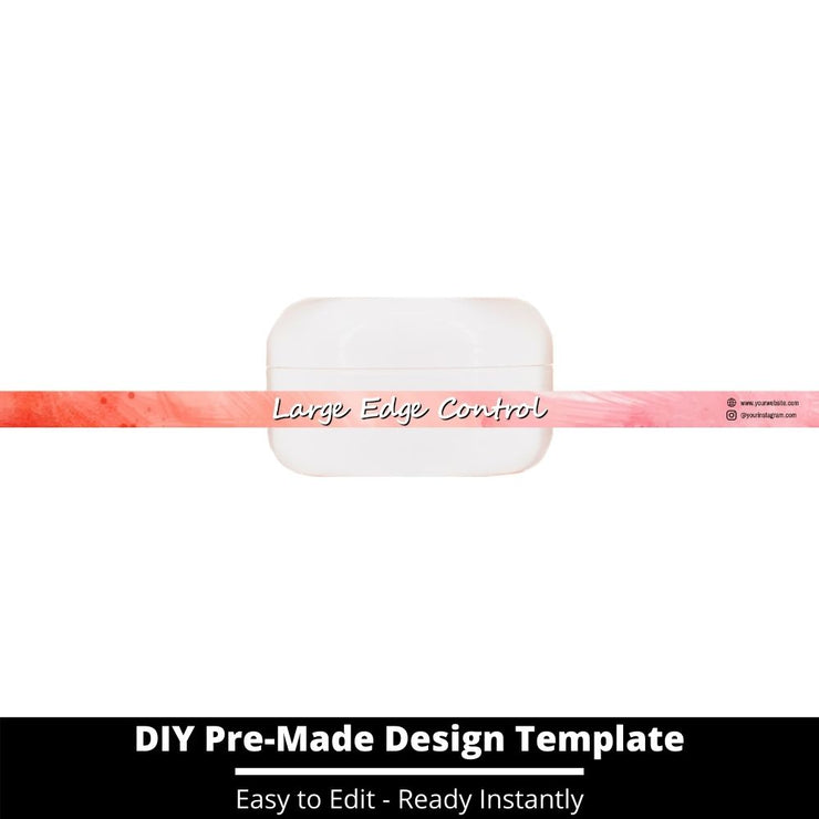 Large Edge Control Side Label Template 95