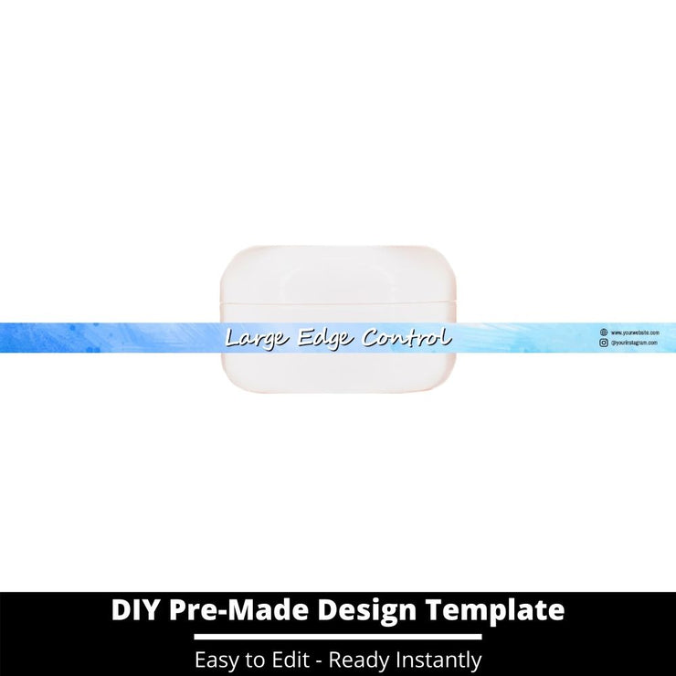 Large Edge Control Side Label Template 96
