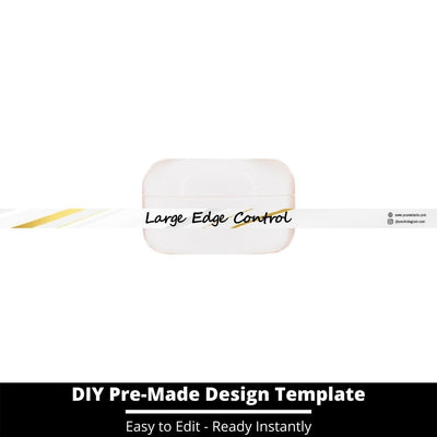 Large Edge Control Side Label Template 104