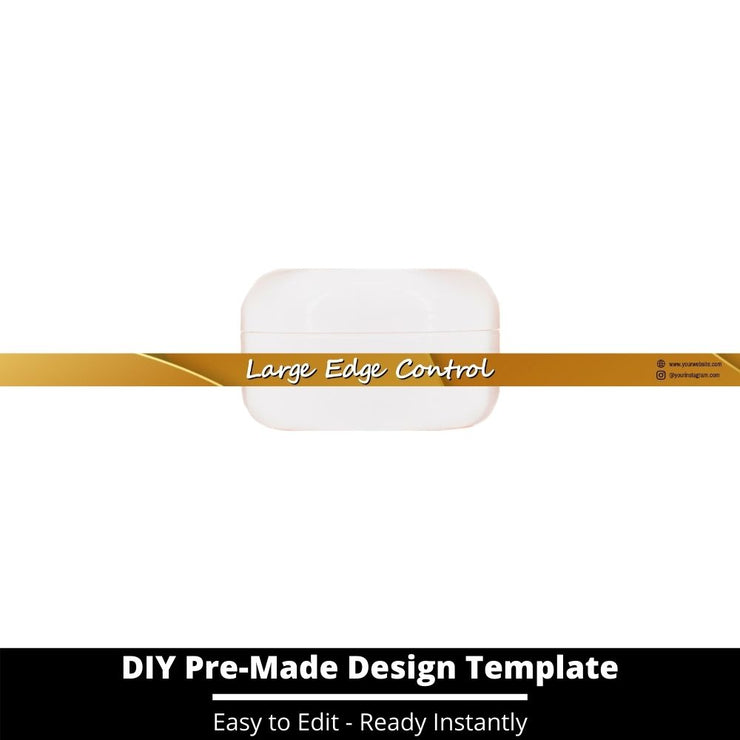 Large Edge Control Side Label Template 105