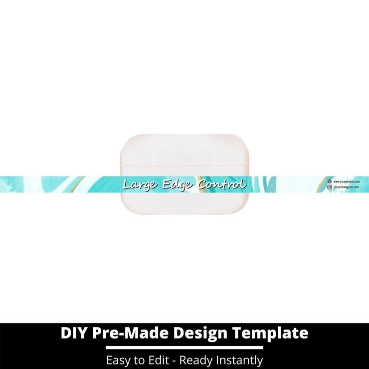 Large Edge Control Side Label Template 106