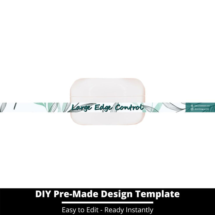 Large Edge Control Side Label Template 107