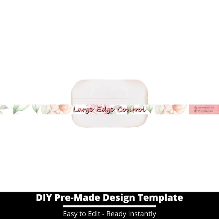 Large Edge Control Side Label Template 108