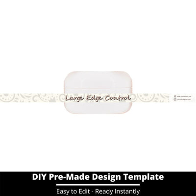 Large Edge Control Side Label Template 110