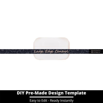Large Edge Control Side Label Template 111