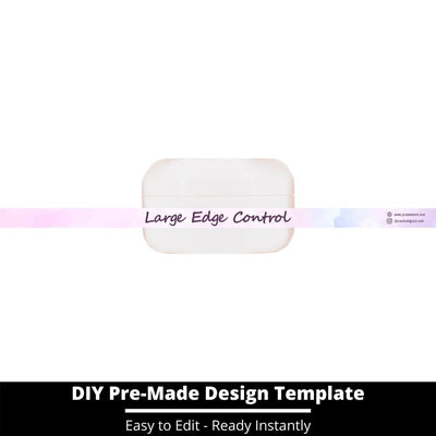 Large Edge Control Side Label Template 112