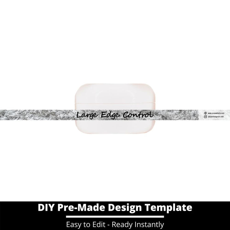 Large Edge Control Side Label Template 114