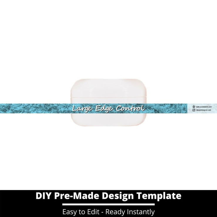 Large Edge Control Side Label Template 116