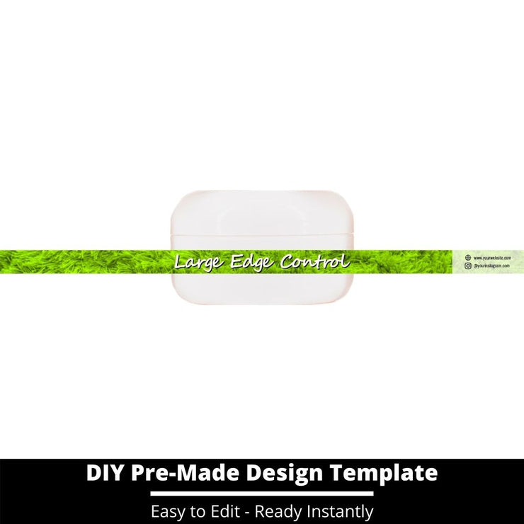 Large Edge Control Side Label Template 117