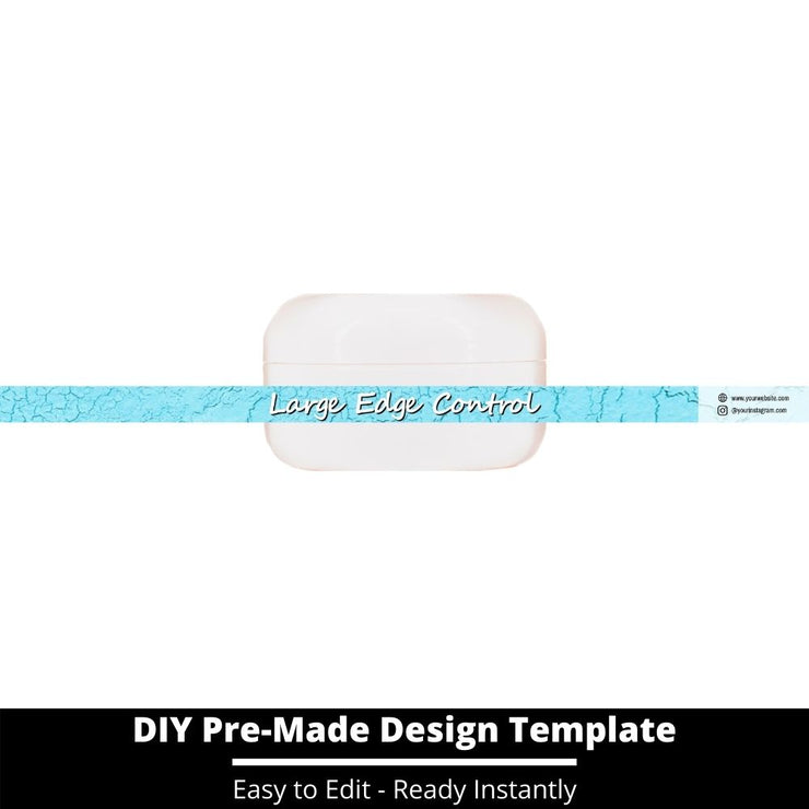 Large Edge Control Side Label Template 120