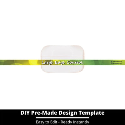 Large Edge Control Side Label Template 122
