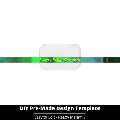 Large Edge Control Side Label Template 123