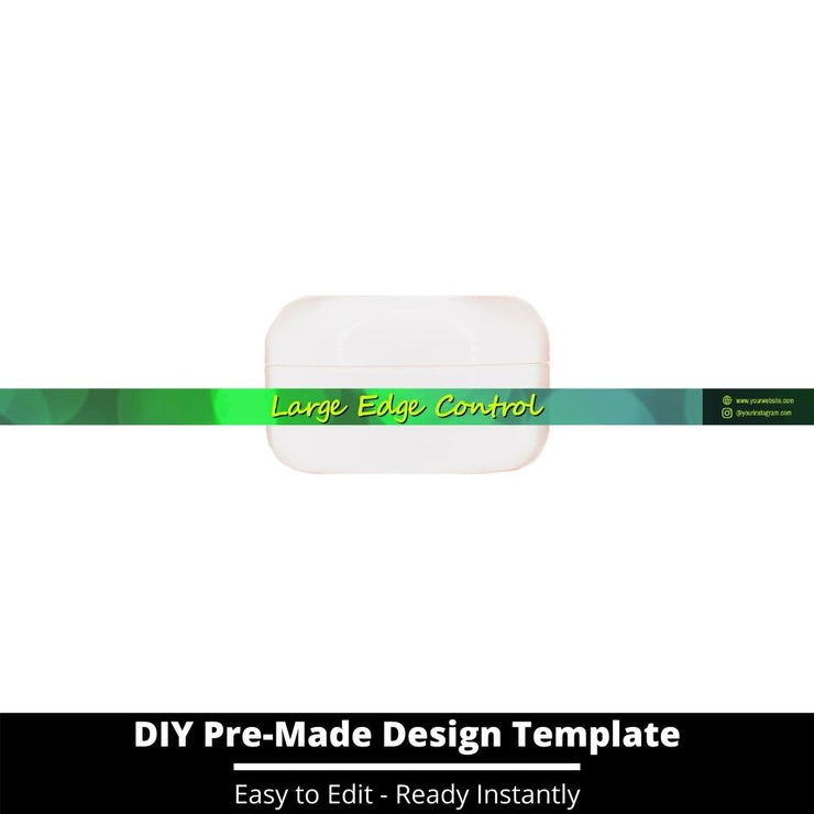 Large Edge Control Side Label Template 123