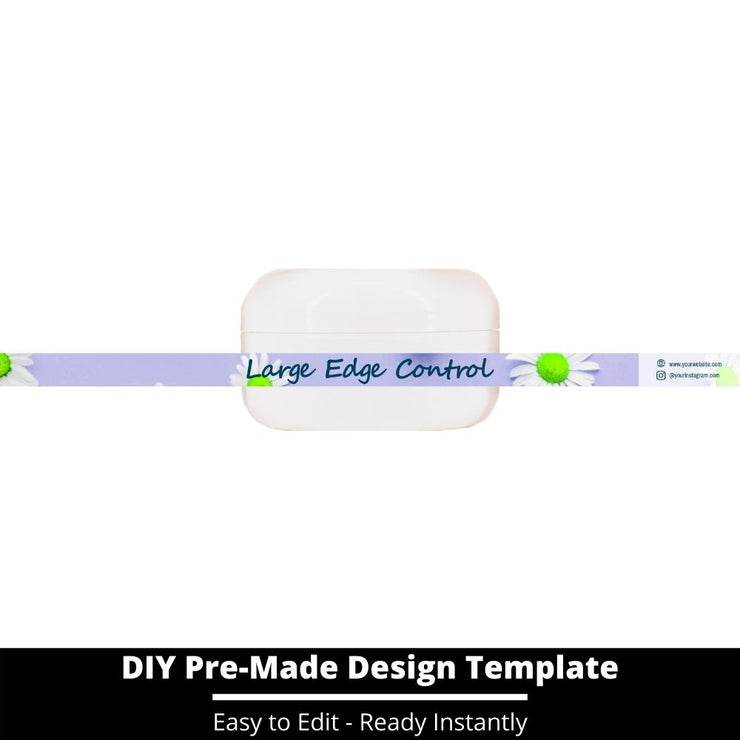 Large Edge Control Side Label Template 126