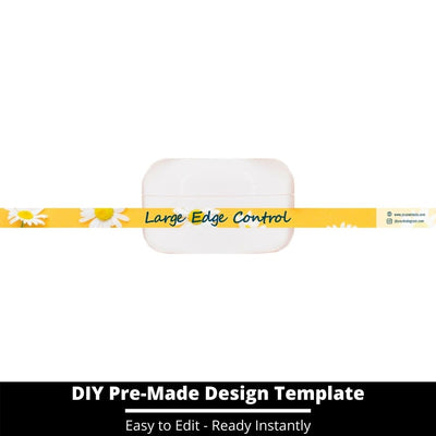 Large Edge Control Side Label Template 127