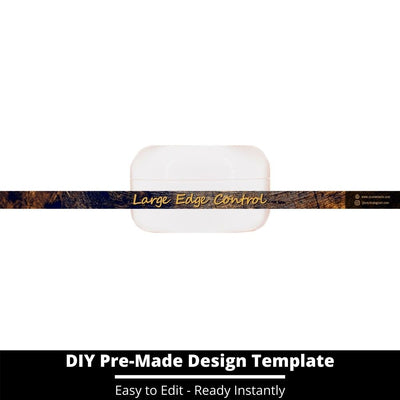 Large Edge Control Side Label Template 128