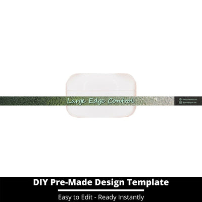 Large Edge Control Side Label Template 129