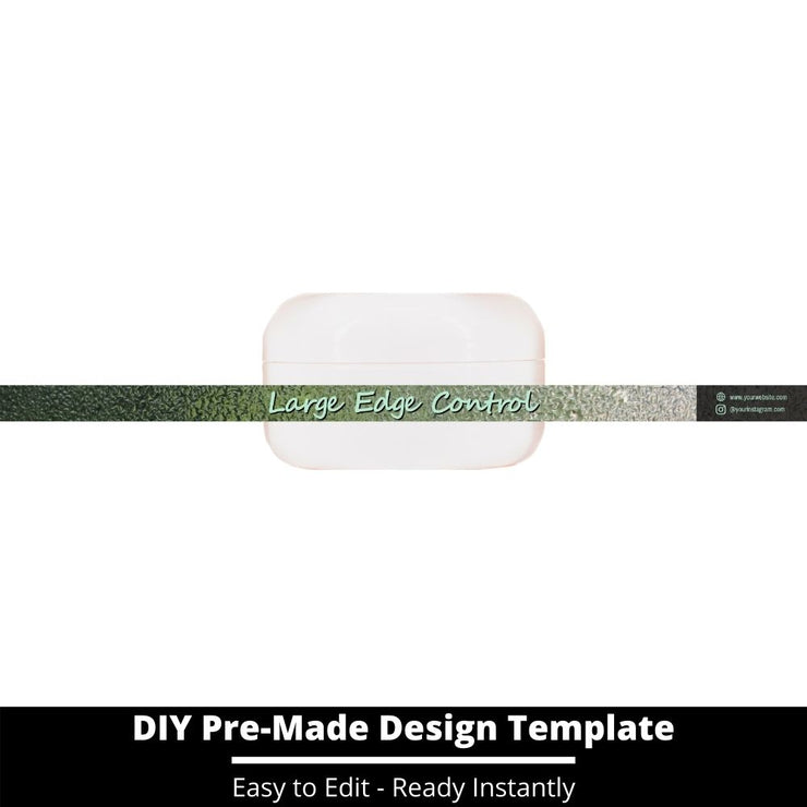 Large Edge Control Side Label Template 129
