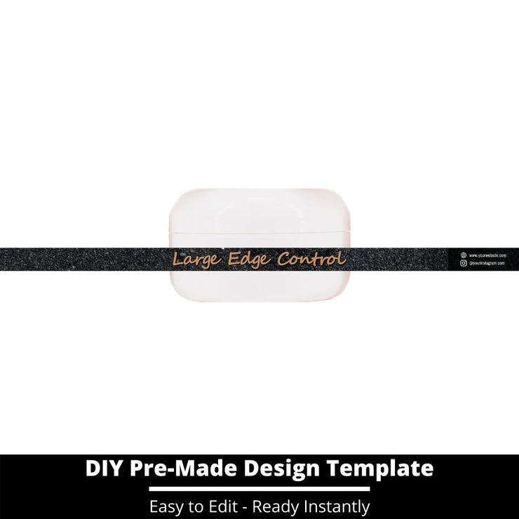 Large Edge Control Side Label Template 131
