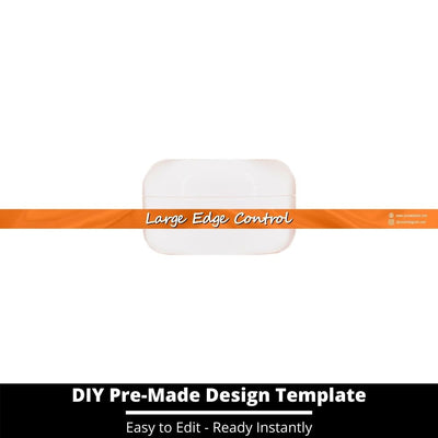 Large Edge Control Side Label Template 136