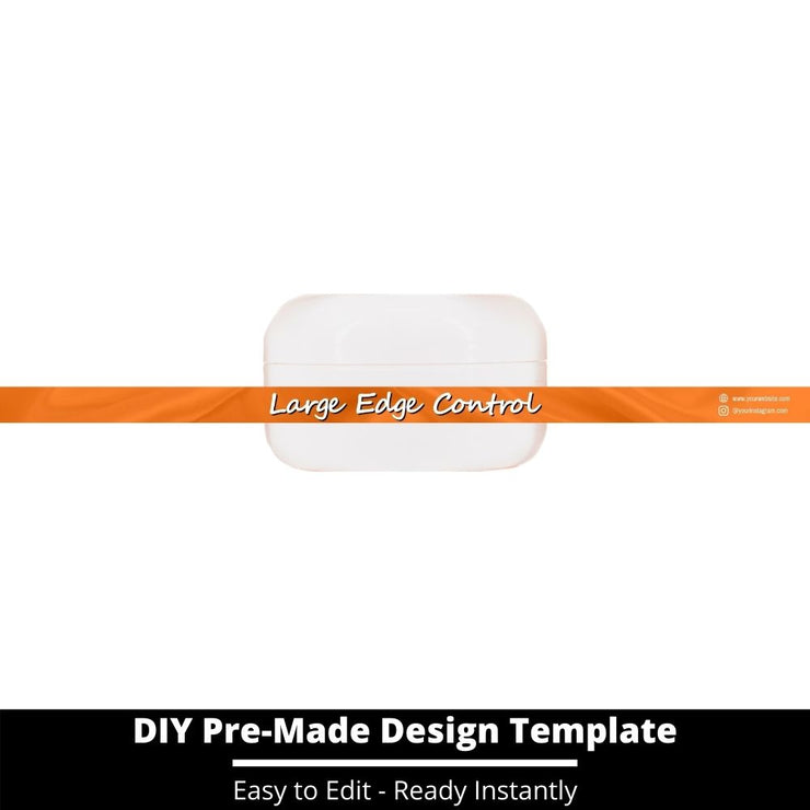 Large Edge Control Side Label Template 136