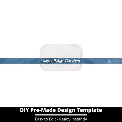 Large Edge Control Side Label Template 137