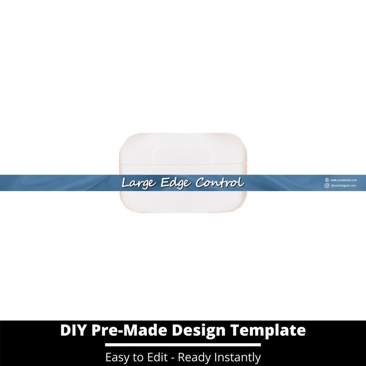 Large Edge Control Side Label Template 137