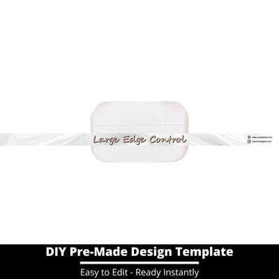 Large Edge Control Side Label Template 138