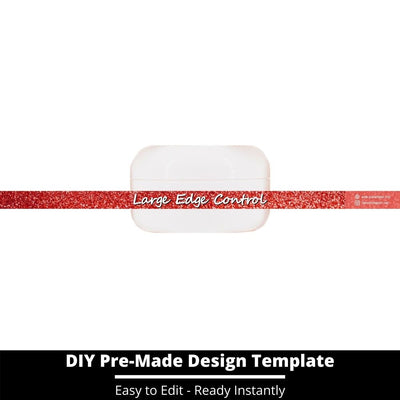 Large Edge Control Side Label Template 141
