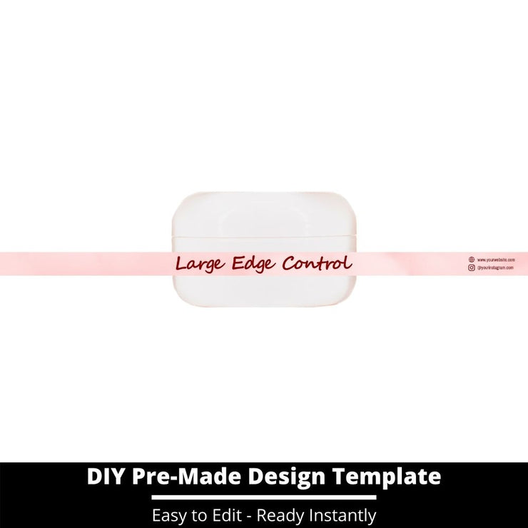 Large Edge Control Side Label Template 143