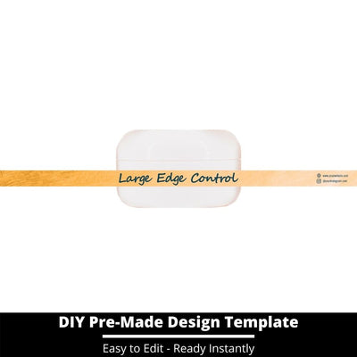 Large Edge Control Side Label Template 145