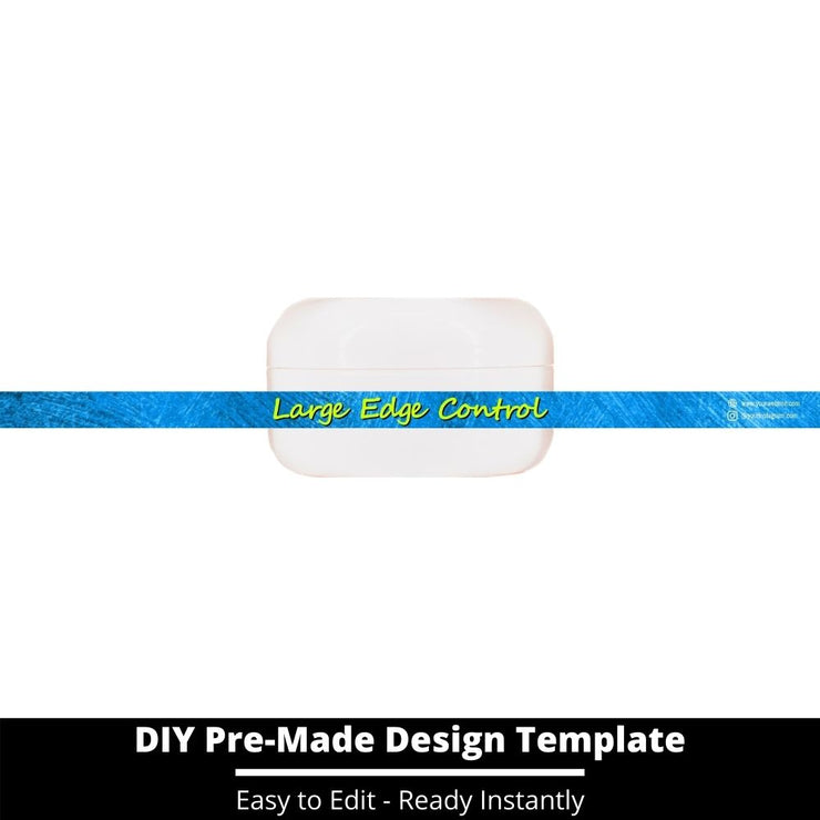 Large Edge Control Side Label Template 147