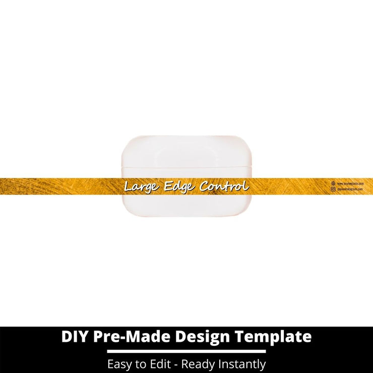 Large Edge Control Side Label Template 150