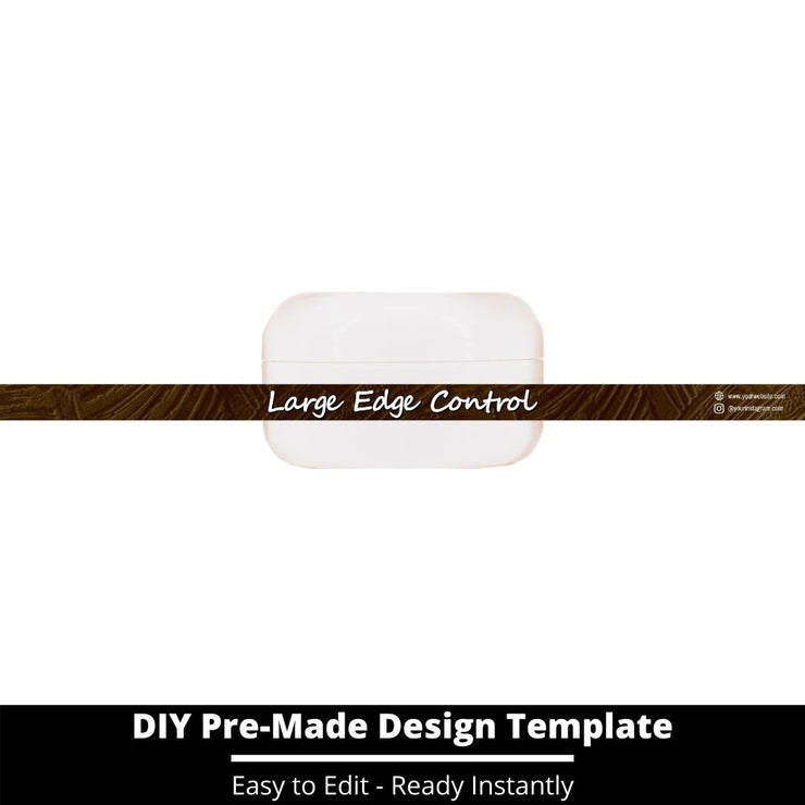 Large Edge Control Side Label Template 151