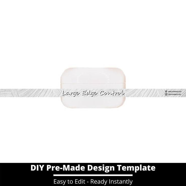 Large Edge Control Side Label Template 153