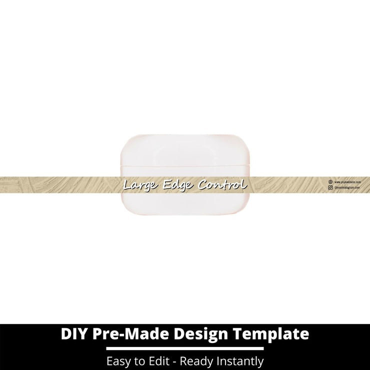 Large Edge Control Side Label Template 154