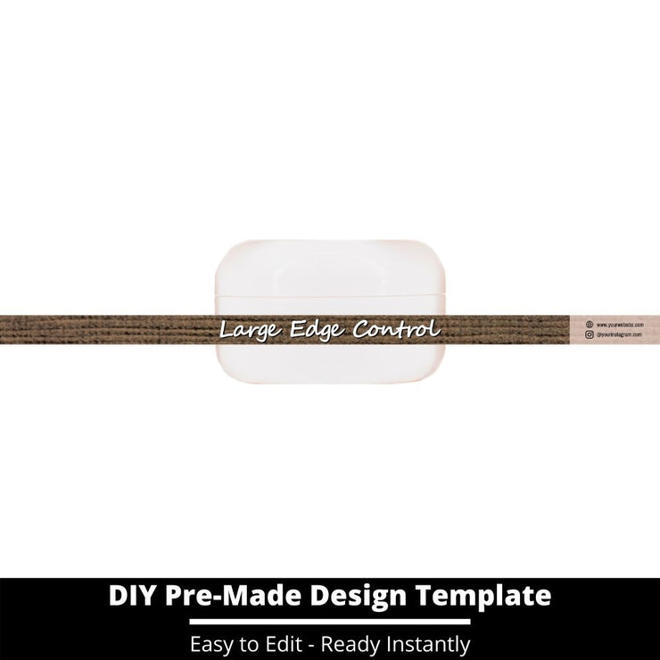 Large Edge Control Side Label Template 155
