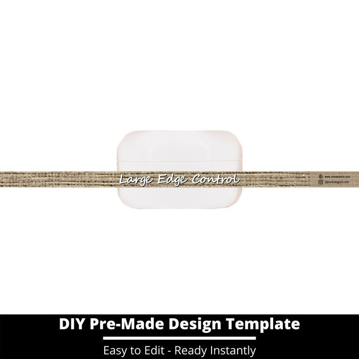 Large Edge Control Side Label Template 157