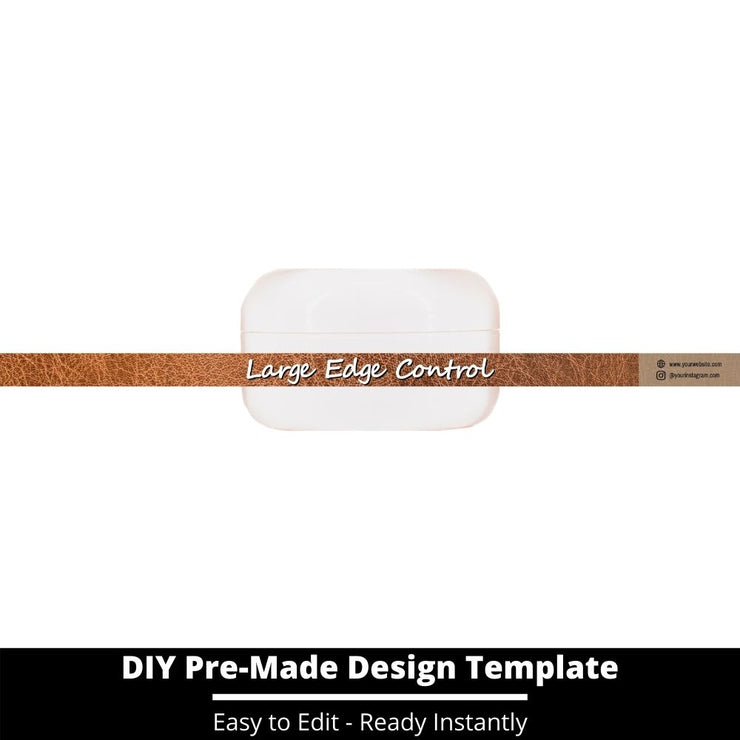 Large Edge Control Side Label Template 159