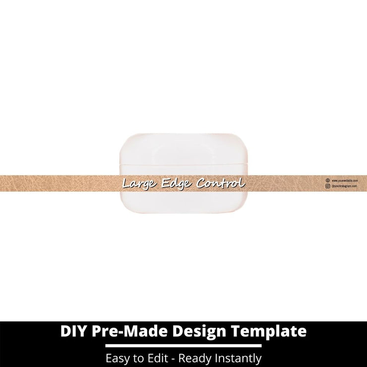 Large Edge Control Side Label Template 160