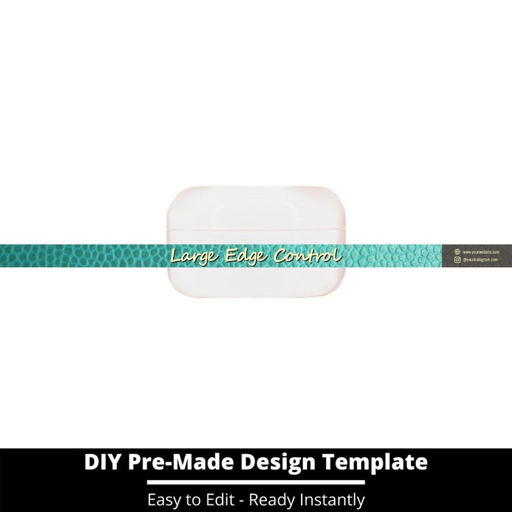 Large Edge Control Side Label Template 163